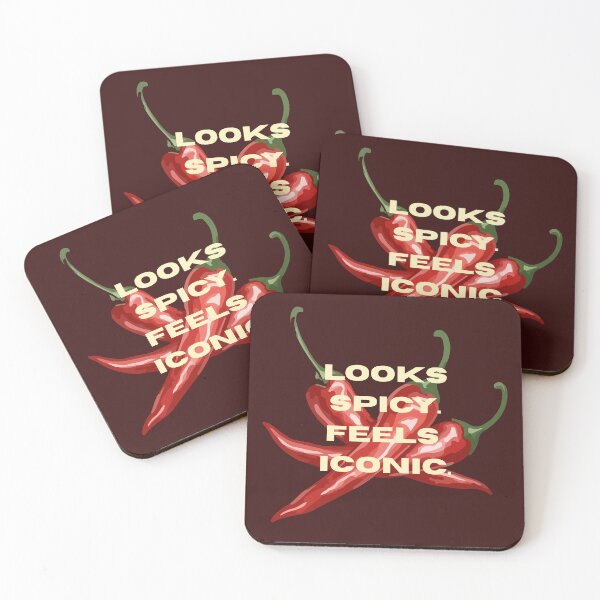 Item preview, Looks Spicy Feels Iconic | Vintage Chili Pepper Quote | Bold Foodie Aesthetic designed and sold by NOUURRRR.