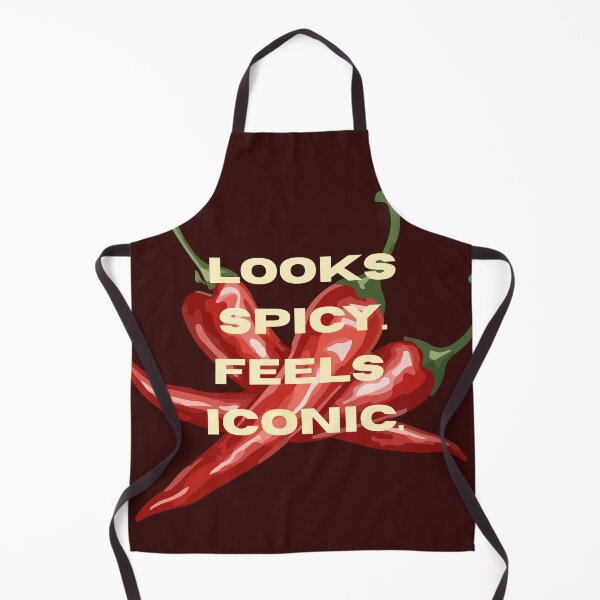 Item preview, Looks Spicy Feels Iconic | Vintage Chili Pepper Quote | Bold Foodie Aesthetic designed and sold by NOUURRRR.