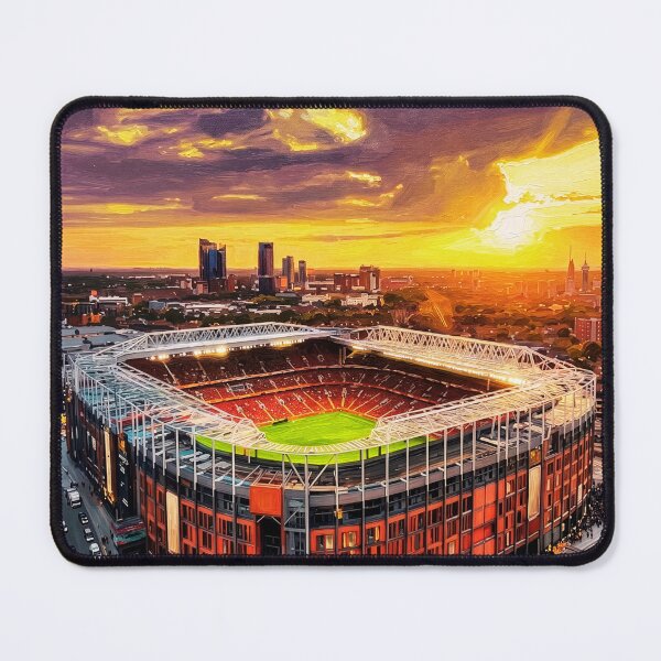 Item preview, Old Trafford Stadium Wall Art | Manchester Football Arena Illustration designed and sold by Iceberg Comic Book Lounge.