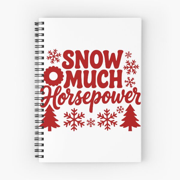 Item preview, Snow Much Horsepower designed and sold by theartfulaspie.
