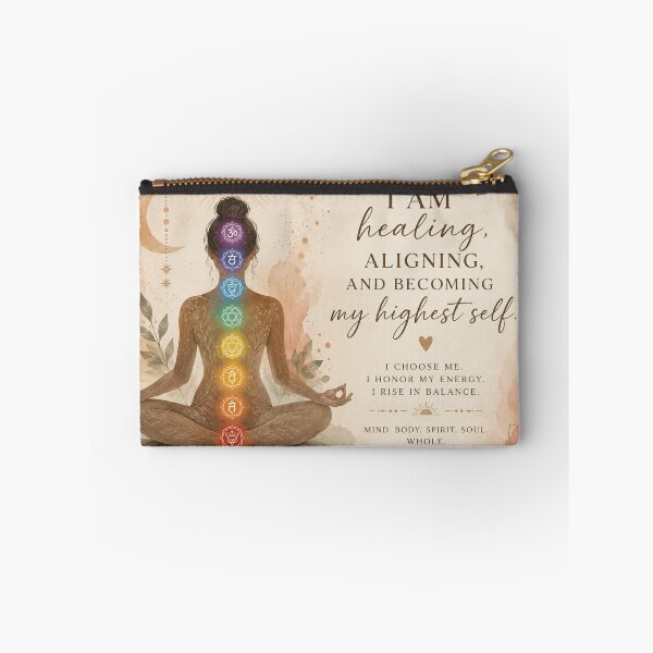 Item preview, Chakra Healing Affirmation Watercolor Art designed and sold by Fresh Starts.