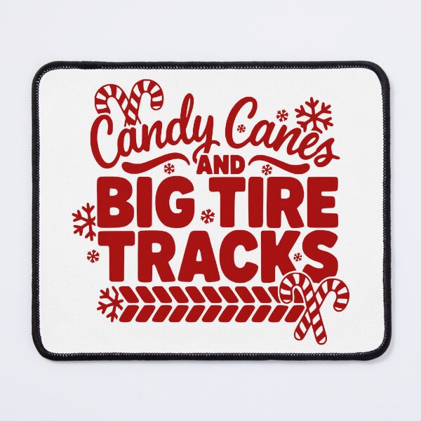 Item preview, Candy Canes and Big Tire Tracks designed and sold by theartfulaspie.