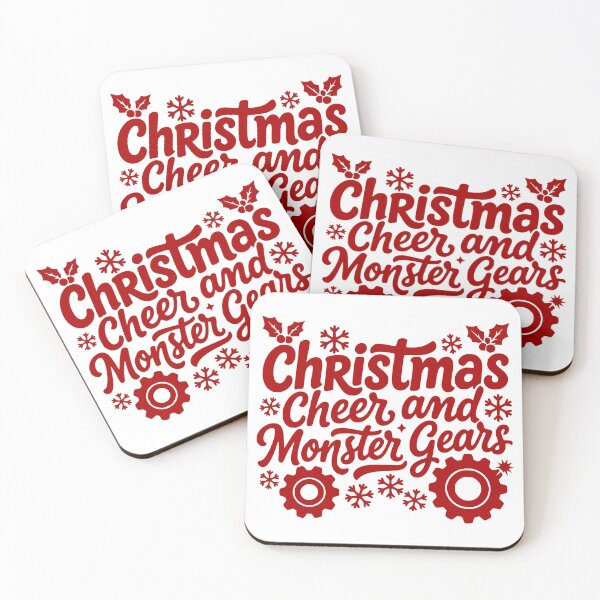 Item preview, Christmas Cheer and Monster Gears designed and sold by theartfulaspie.