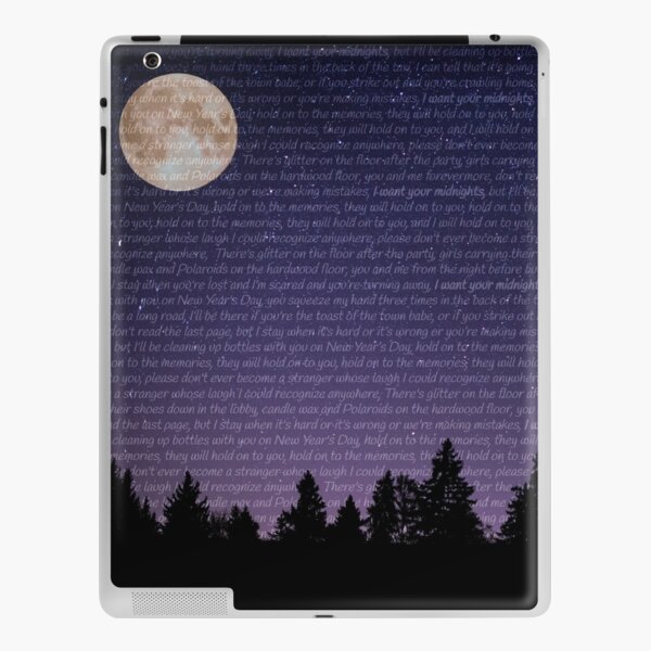 Epiphany Quote Taylor Swift iPad Case & Skin for Sale by kyliejohnnson