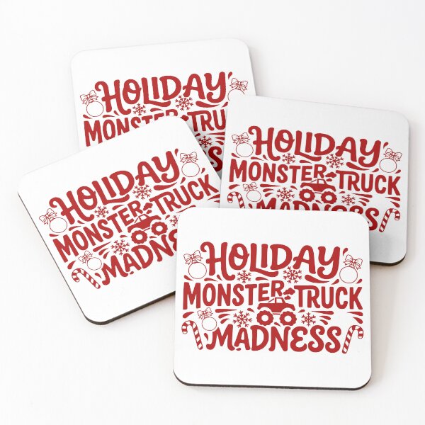 Item preview, Holiday Monster Truck Madness designed and sold by theartfulaspie.