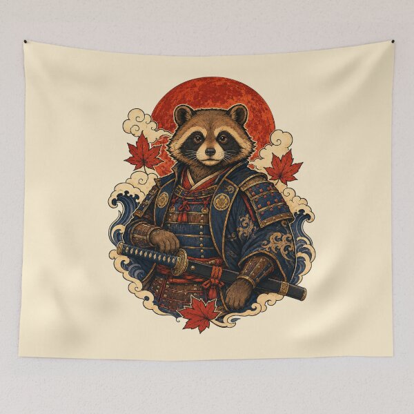 Item preview, Moonlit Tanuki Ronin designed and sold by Ora-kuro.