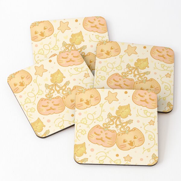 Item preview, Pumpkin Kitties designed and sold by Tuxedo Bean.