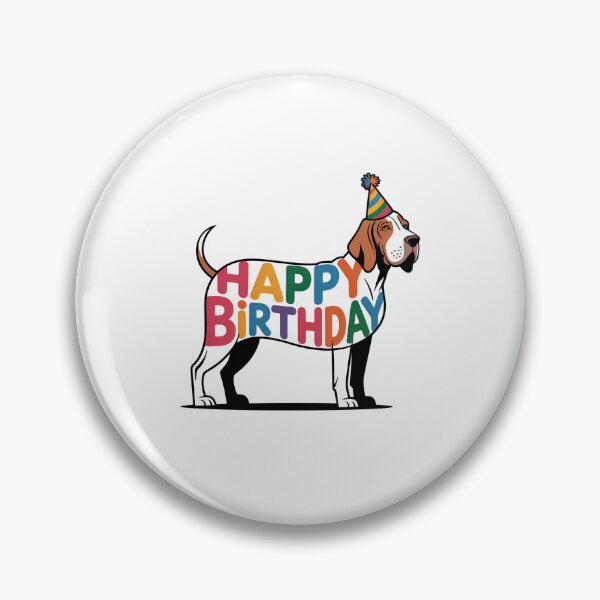 Item preview, Bracco Italiano Happy Birthday Silhouette designed and sold by TheAnimalZ00.