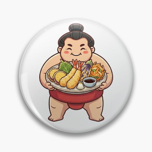 Item preview, Simple and Cute Sumo Logo - Tempura designed and sold by Studio-MiMi.