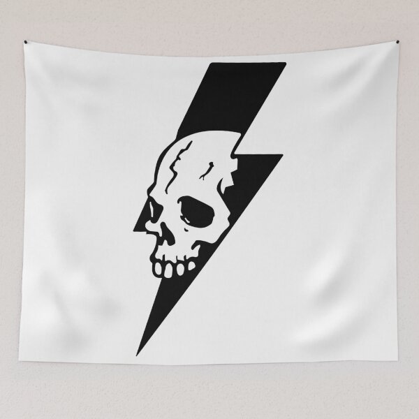 Item preview, Thunder Skull Shadow Tattoo designed and sold by villacruz.