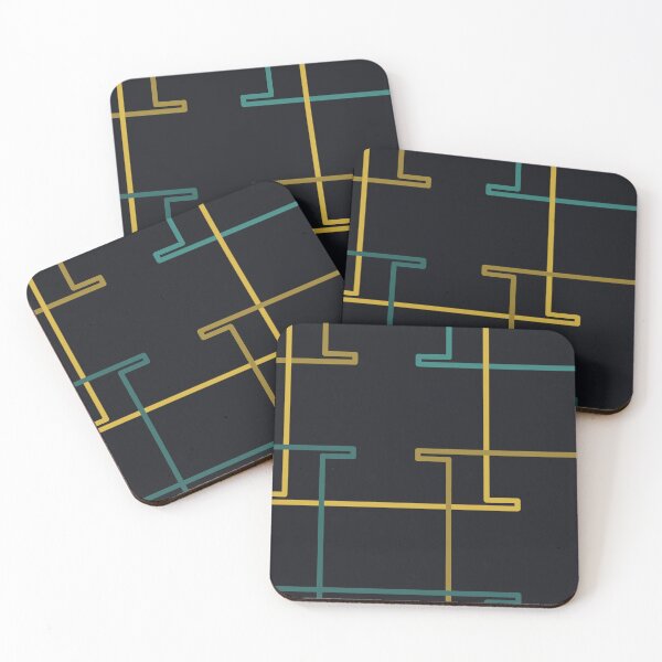 Item preview, Modern Interlocking Line Pattern 004 designed and sold by TexSta.