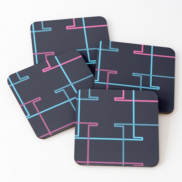 Item preview, Modern Interlocking Line Pattern 006 designed and sold by TexSta.