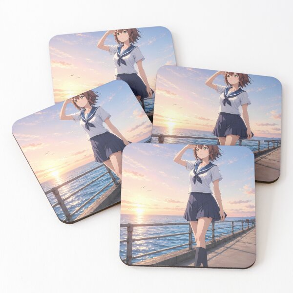 Item preview, Chisa Kotegawa Grand Blue Seaside Sunset Walk designed and sold by Dashsopaner.