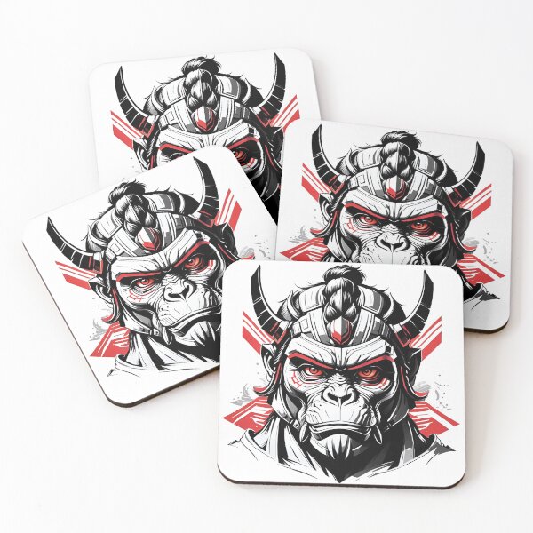 Item preview, Samurai monkey  designed and sold by tarkone.