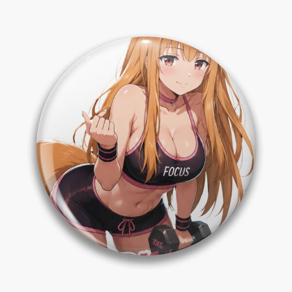 Item preview, Anime Fox Girl Gym Powering Up One Rep at a Time Design designed and sold by Digistore1221.