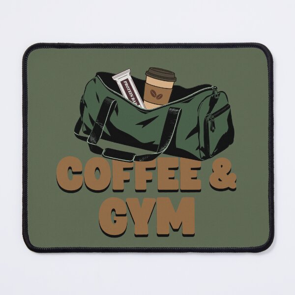 Item preview, Coffee & Gym -Active lifestyle designed and sold by Shedronpanda.