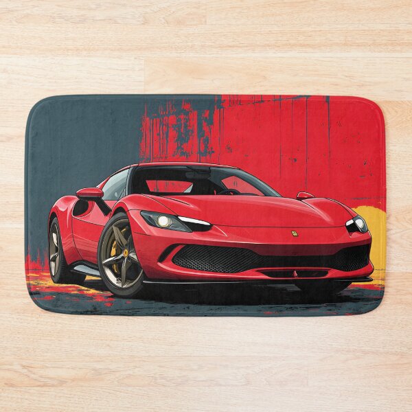 Item preview, Ferrari 296 GTB Modern Exotic Car Pop Art Design designed and sold by AutoPopStudio.
