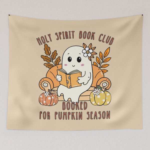 Item preview, Holy Spirit Book Club Book Lovers Booked for Pumpkin Season Cute Ghost Read More Bookish designed and sold by Forevermore.