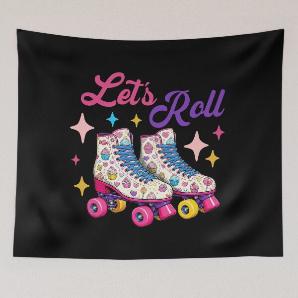 Item preview, Let’s Roll Cupcake Skates ,Retro-style Skating designed and sold by Shedronpanda.