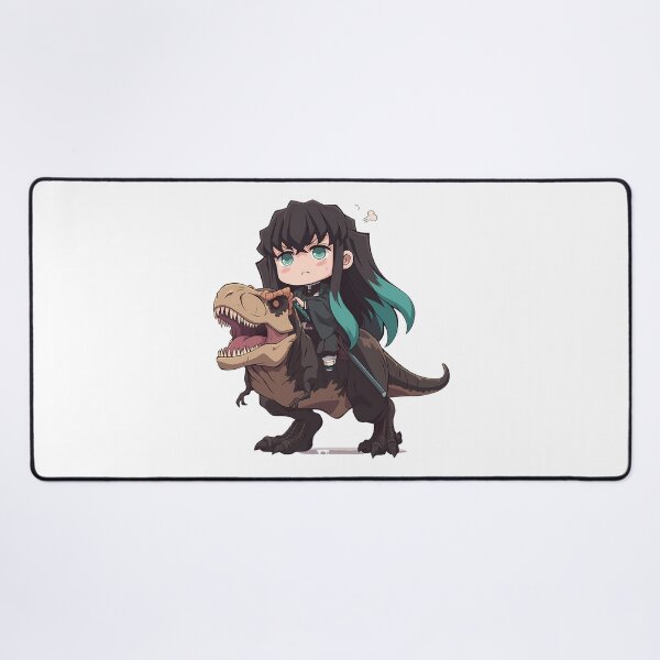 Item preview, Muichiro Tokito Demon Slayer Grumpy Dinosaur Journey designed and sold by Dashsopaner.