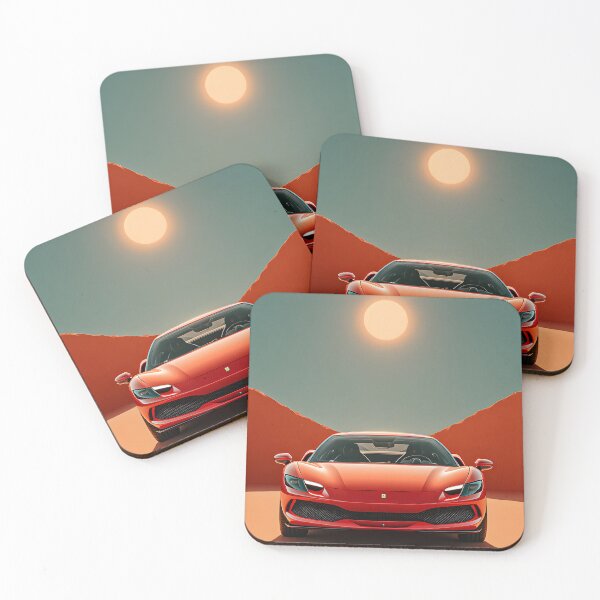 Item preview, Ferrari 296 GTB Graphic Supercar Pop Art Artwork designed and sold by AutoPopStudio.