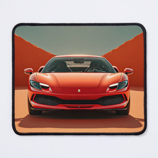 Item preview, Ferrari 296 GTB Graphic Supercar Pop Art Artwork designed and sold by AutoPopStudio.