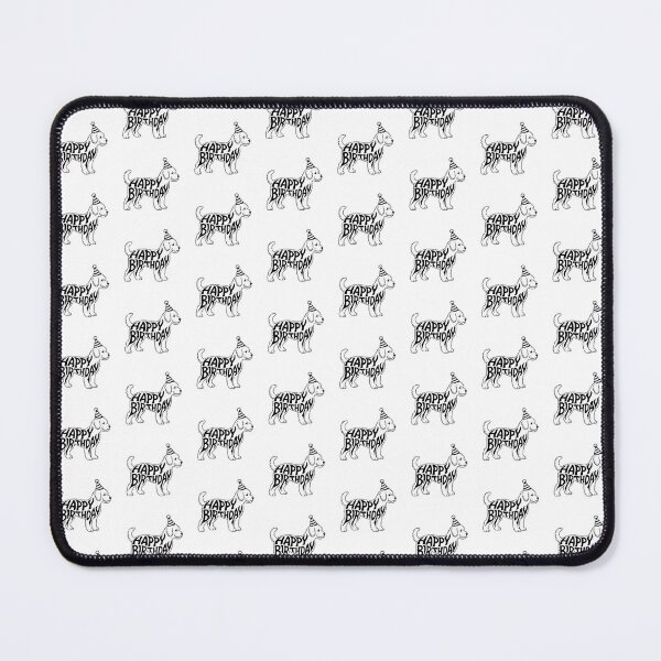 Item preview, Black and White Lagotto Romagnolo Happy Birthday Silhouette designed and sold by TheAnimalZ00.