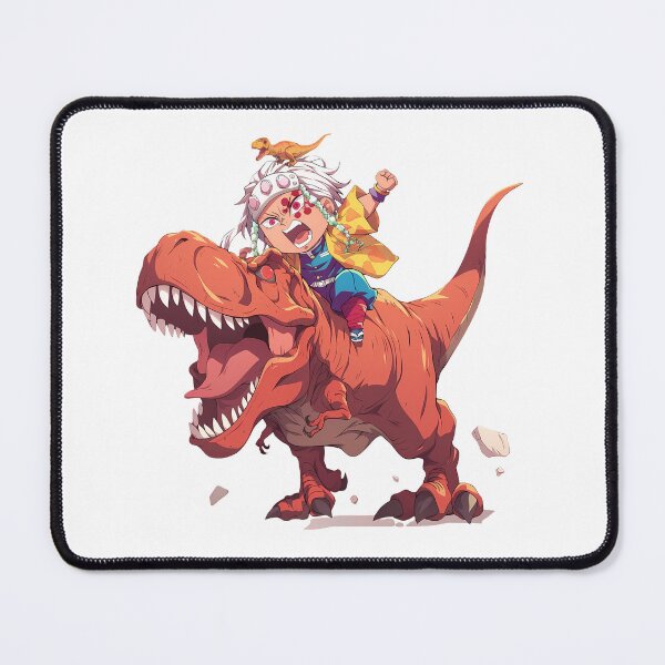 Item preview, Tengen Uzui Demon Slayer Chibi Dinosaur Adventure designed and sold by Dashsopaner.