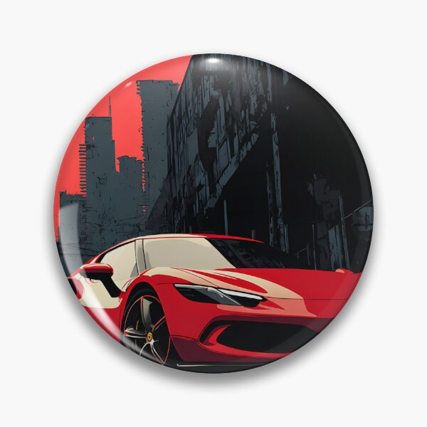 Item preview, Ferrari 296 GTB Vibrant Automotive Wall Art Pop Art designed and sold by AutoPopStudio.