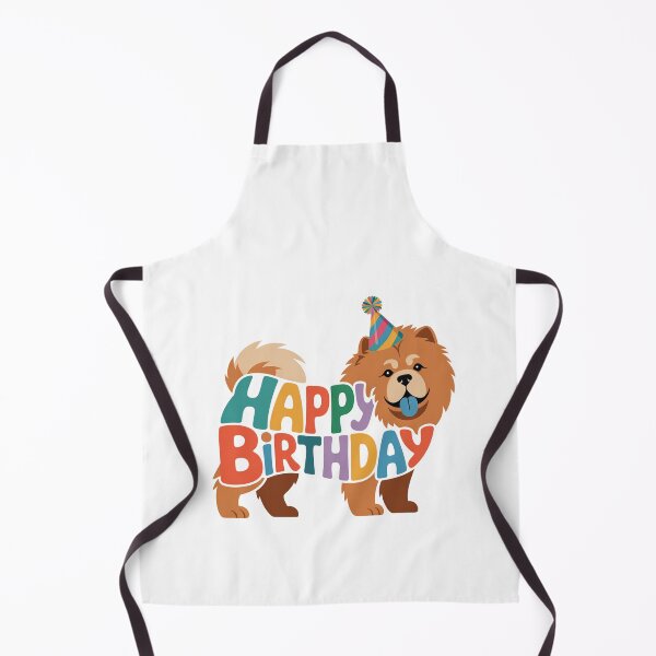 Item preview, Chow Chow Happy Birthday Silhouette designed and sold by TheAnimalZ00.