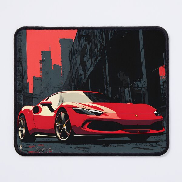 Item preview, Ferrari 296 GTB Vibrant Automotive Wall Art Pop Art designed and sold by AutoPopStudio.