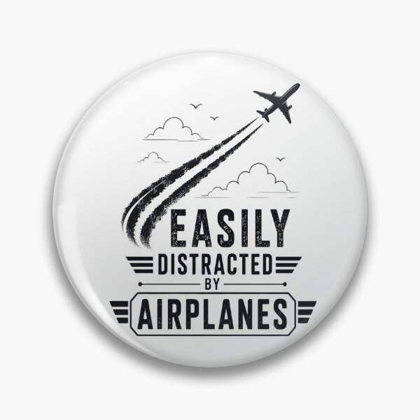 Item preview, Easily Distracted By Airplanes Contrail T-Shirt | Aviation Lover Gift | Minimal Flight Design designed and sold by Moh-nd-Eg.