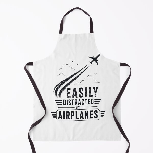Item preview, Easily Distracted By Airplanes Contrail T-Shirt | Aviation Lover Gift | Minimal Flight Design designed and sold by Moh-nd-Eg.
