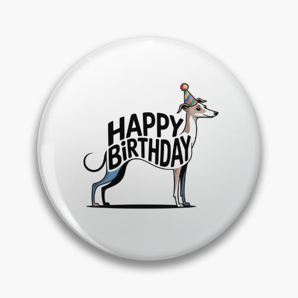 Item preview, Italian Greyhound Happy Birthday Silhouette designed and sold by TheAnimalZ00.