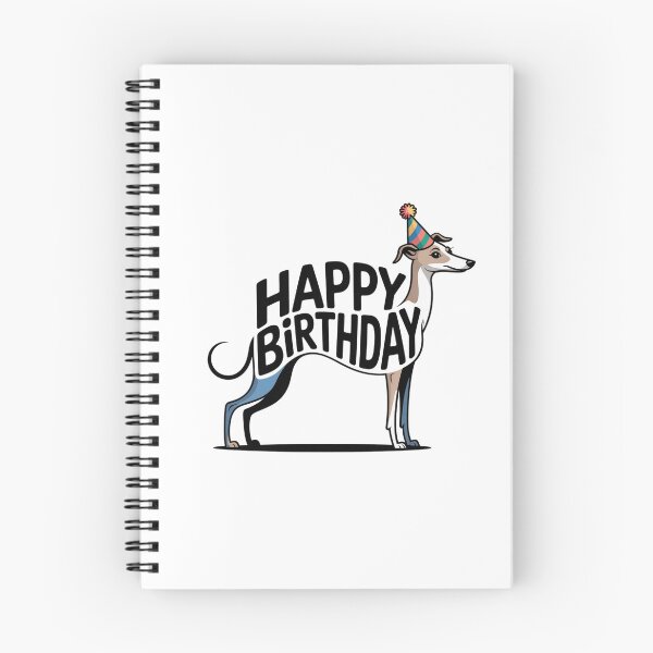 Item preview, Italian Greyhound Happy Birthday Silhouette designed and sold by TheAnimalZ00.