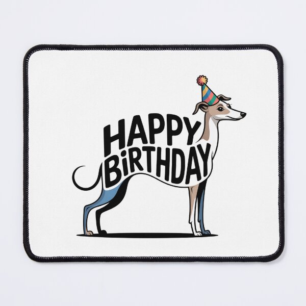 Item preview, Italian Greyhound Happy Birthday Silhouette designed and sold by TheAnimalZ00.