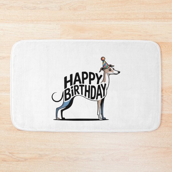 Item preview, Italian Greyhound Happy Birthday Silhouette designed and sold by TheAnimalZ00.