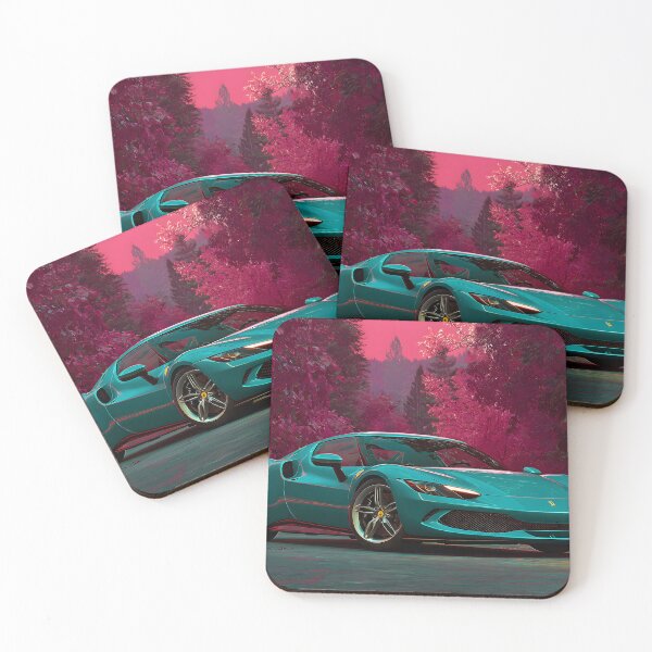 Item preview, Ferrari 296 GTB Luxury Car Pop Art Poster Design designed and sold by AutoPopStudio.