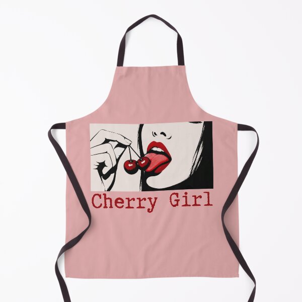 Item preview, Cherry Bliss - Girl with red lips designed and sold by Shedronpanda.