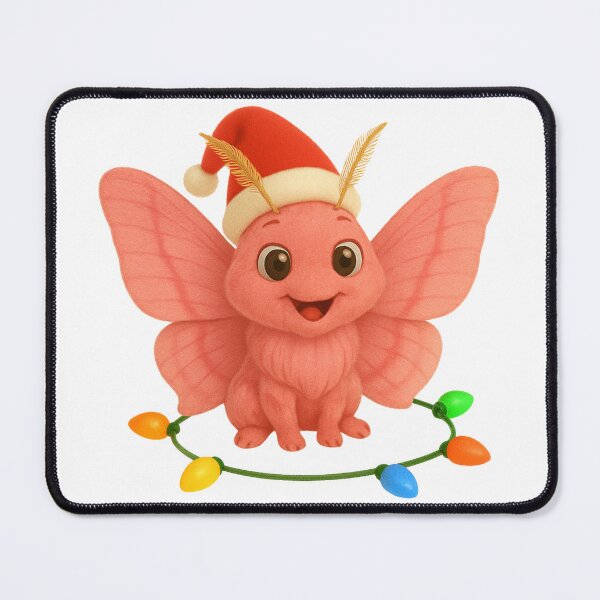 Item preview, Christmas Pink Bellworm Moth designed and sold by Sillytoe.