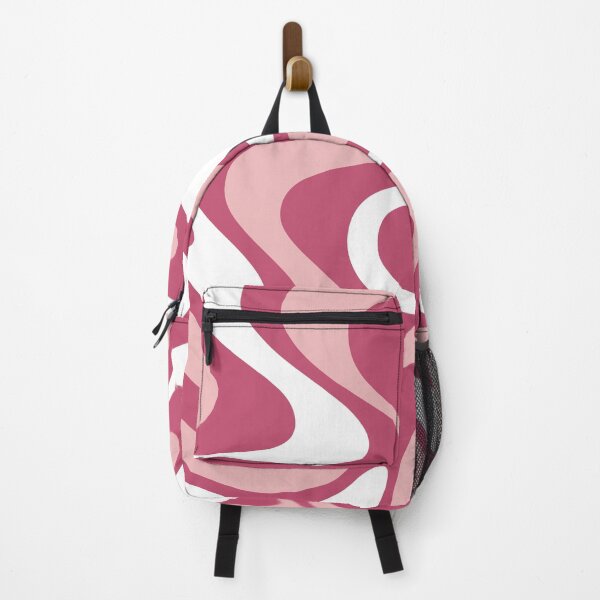 Item preview, Liquid Swirl Retro Abstract in pinks tones, Light Blush, Cream, and White designed and sold by Differenceee.