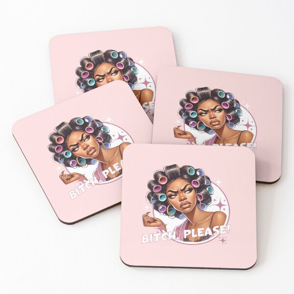 Item preview, Bitch Please Funny Sassy Hair Rollers Attitude Design designed and sold by RahniNM.
