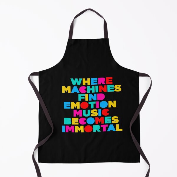 Item preview, Where Machines Find Emotion Music Becomes Immortal Colorful Typography designed and sold by paulo silveira.