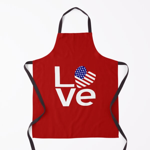 Item preview, USA LOVE Flag Heart designed and sold by AuntieShoe.