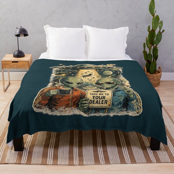 Item preview, Take Me to Your Dealer | Retro UFO Humor designed and sold by AndGarciart.