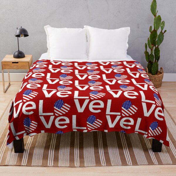 Item preview, USA LOVE Flag Heart designed and sold by AuntieShoe.
