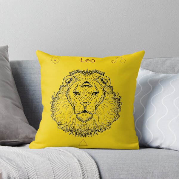 Item preview, Leo Zodiac Sign Illustration | Whimsical Fine Line Astrology Art designed and sold by LauraCoxArt.
