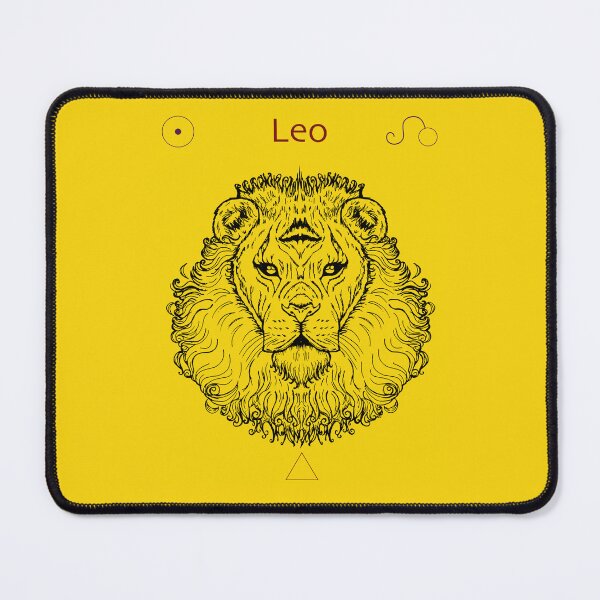 Item preview, Leo Zodiac Sign Illustration | Whimsical Fine Line Astrology Art designed and sold by LauraCoxArt.