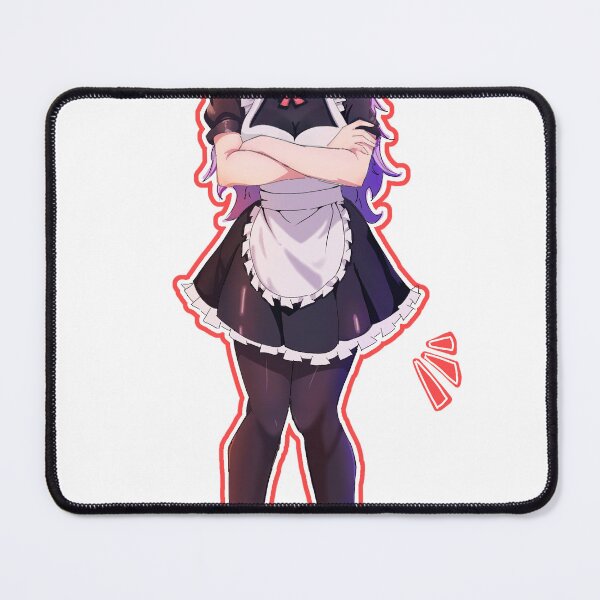 Item preview, Barracuda – Grumpy Maid Anime Girl | Cute Original Character Sticker designed and sold by SovereignAngel.