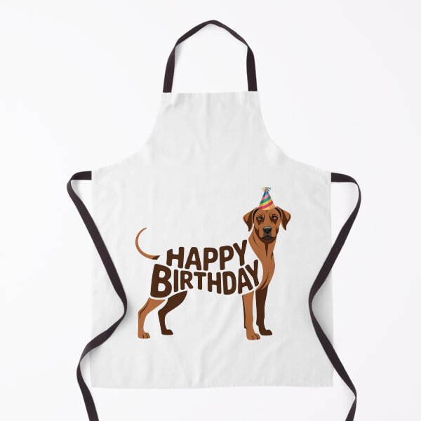 Item preview, Rhodesian Ridgeback Happy Birthday Silhouette designed and sold by TheAnimalZ00.